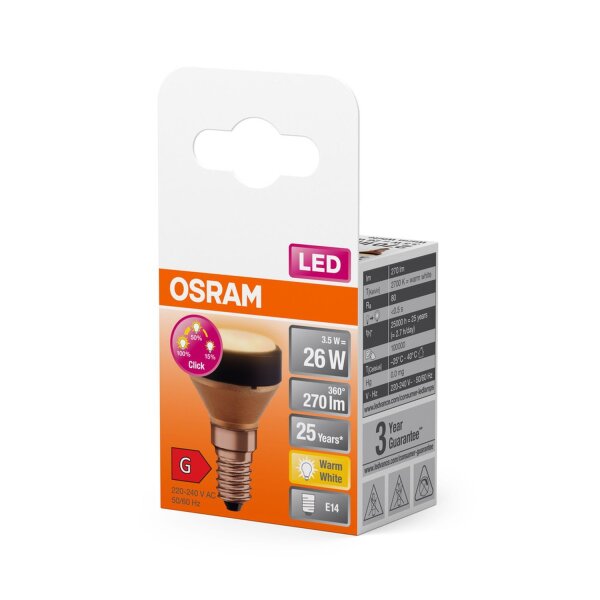 LED Leuchtmittel E14 3 Step Dim 2700 K 270 lm Mini OSRAM