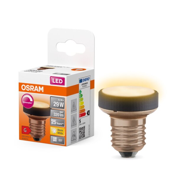LED Leuchtmittel klein E27 2700 K 320 lm L: 46 mm Mini OSRAM