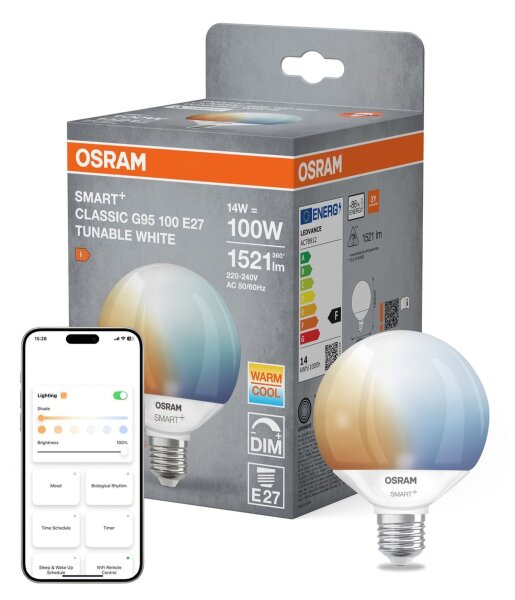 Leuchtmittel LED Smart E27 2700-6500 K 1521 lm Dimmbar OSRAM
