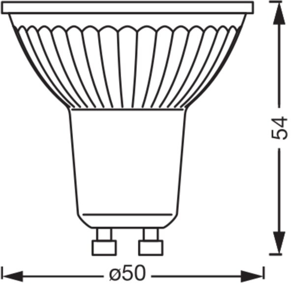 LED Leuchtmittel GU10 RGB CCT 350 lm Smart 3er Set OSRAM
