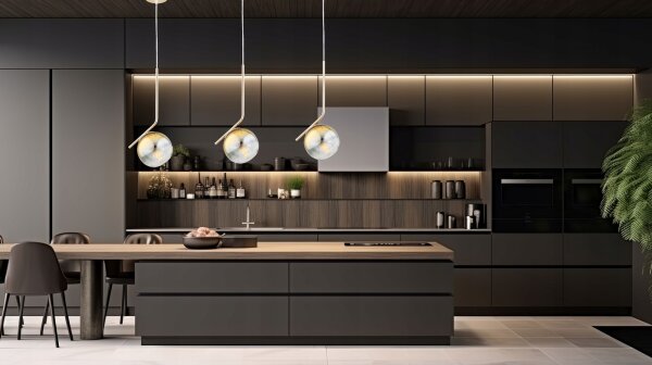 Pendelleuchte Glas Metall Gold E27 Modern wohnlich Leuchte