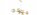 Pendelleuchte 6-flammig Glas Gold E27 L:90 cm Modern Leuchte