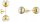 Wandleuchte Up Down 2-flammig Glas Gold E27 H:40 cm Leuchte