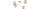 Deckenleuchte 4-flammig Glas Gold E27 L:70 cm blendarm Leuchte