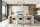 Deckenleuchte 6-flammig Glas Gold E27 L:70 cm blendarm Leuchte