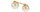 Deckenleuchte 2-flammig Glas Metall Gold E27 L:60 cm Leuchte