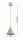 Hängelampe Metall Beige Kegel E27 B:19 cm Modern Leuchte