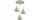 Pendelleuchte 3-flammig Metall Beige E27 B:40 cm Modern Leuchte