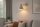 Wandleuchte mit Arm Metall Beige E27 T:24 cm wohnlich Leuchte