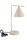 Tischleuchte Metall Beige Modern E27 H:38 cm dekorativ Leuchte