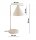 Tischleuchte Metall Beige Modern E27 H:38 cm dekorativ