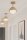Deckenleuchte Glas Metall Beige E27 B:18 cm Modern Leuchte