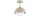 Deckenleuchte Glas Metall Beige E27 B:18 cm Modern
