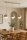 Hängelampe 3-flammig Glas Metall Beige E27 L:70 cm Leuchte