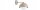 Wandlampe blendarm Glas Metall Beige E27 T:20 cm Modern Leuchte