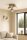 Wandlampe blendarm Glas Metall Beige E27 T:20 cm Modern Leuchte