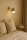 Wandlampe blendarm Glas Metall Beige E27 T:20 cm Modern Leuchte