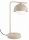 Tischlampe Glas Metall Beige Modern E27 38 cm blendarm Leuchte