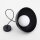 Pendelleuchte Glas Metall Schwarz E27 B:30 cm blendarm Leuchte