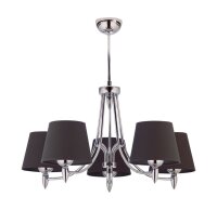 Kronleuchter ALAION &Oslash;70cm Graphit Chrom Esstisch