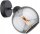 Wandspot schwenkbar Rauchglas Schwarz E27 T:20 cm Leuchte