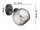 Wandspot schwenkbar Rauchglas Schwarz E27 T:20 cm Leuchte