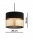 Wandlampe Metall Schwarz Gold E27 T:20 cm dekorativ Leuchte