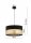Pendelleuchte Schwarz Gold Metall E27 B:40 cm Modern Leuchte