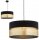 Pendelleuchte Schwarz Gold Metall E27 B:40 cm Modern
