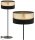 Stehlampe Tripod Schwarz Gold E27 H:150 cm Dreibein Leuchte