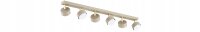 Deckenspot verstellbar 6-flammig GX53 L:80 cm Ecru Gold