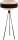 Stehleuchte Tripod Dreibein Stoff Schwarz E27 150 cm Leuchte