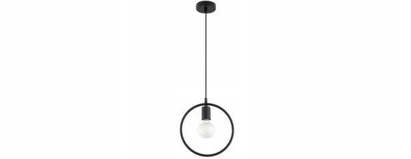 Pendelleuchte Schwarz E27 B:26 cm Modern dekorativ Leuchte
