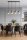 Pendelleuchte 4-flammig Glas Metall Silber E27 L:60 cm Leuchte