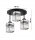 Deckenleuchte 3-flammig Glas E27 B:30 cm Metall Modern Leuchte