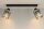 Deckenspot flexibel 2-flammig Glas Metall E27 L:40 cm Leuchte
