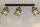 Deckenspot schwenkbar 3-flammig Metall Glas E27 L:60 cm Leuchte