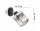 Wandspot verstellbar Silber Schwarz Metall E27 H:22 cm Leuchte
