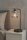 Tischlampe Glas Silber E27 H:38 cm Modern dekorativ Leuchte