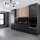 Deckenleuchte 4-flammig Glas Metall E27 L:80 cm Modern Leuchte