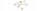 Deckenleuchte 6-flammig Glas Gold E27 B:70 cm blendarm Leuchte