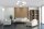 Deckenleuchte 6-flammig Glas Metall Silber E27 B:70 cm Leuchte