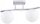 Deckenleuchte 2-flammig Glas Silber E27 45 cm blendarm Leuchte