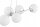 Pendelleuchte 4-flammig Glas Silber E27 L:75 cm Modern Leuchte