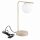 Tischleuchte blendarm Glas Metall Ecru E27 38 cm Modern Leuchte