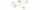 Deckenleuchte Glas Metall Gold 4-flammig E27 L:70 cm Leuchte