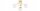 Deckenleuchte Glas Metall Gold 3-flammig E27 B:50 cm Leuchte