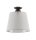 Deckenlampe Stoff Grau &Oslash;38cm LOCOLA Deckenleuchte