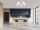 Deckenleuchte 5-flammig Gold Glas E27 B:50 cm Modern Leuchte
