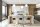 Deckenleuchte 3-flammig Glas Gold E27 L:80 cm blendarm Leuchte